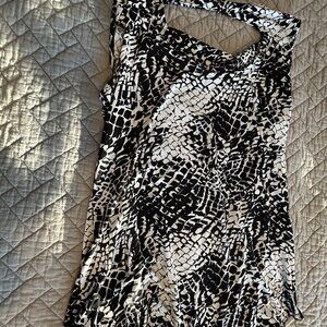 INC International Concepts Top Sleeveless Drape Neckline Small